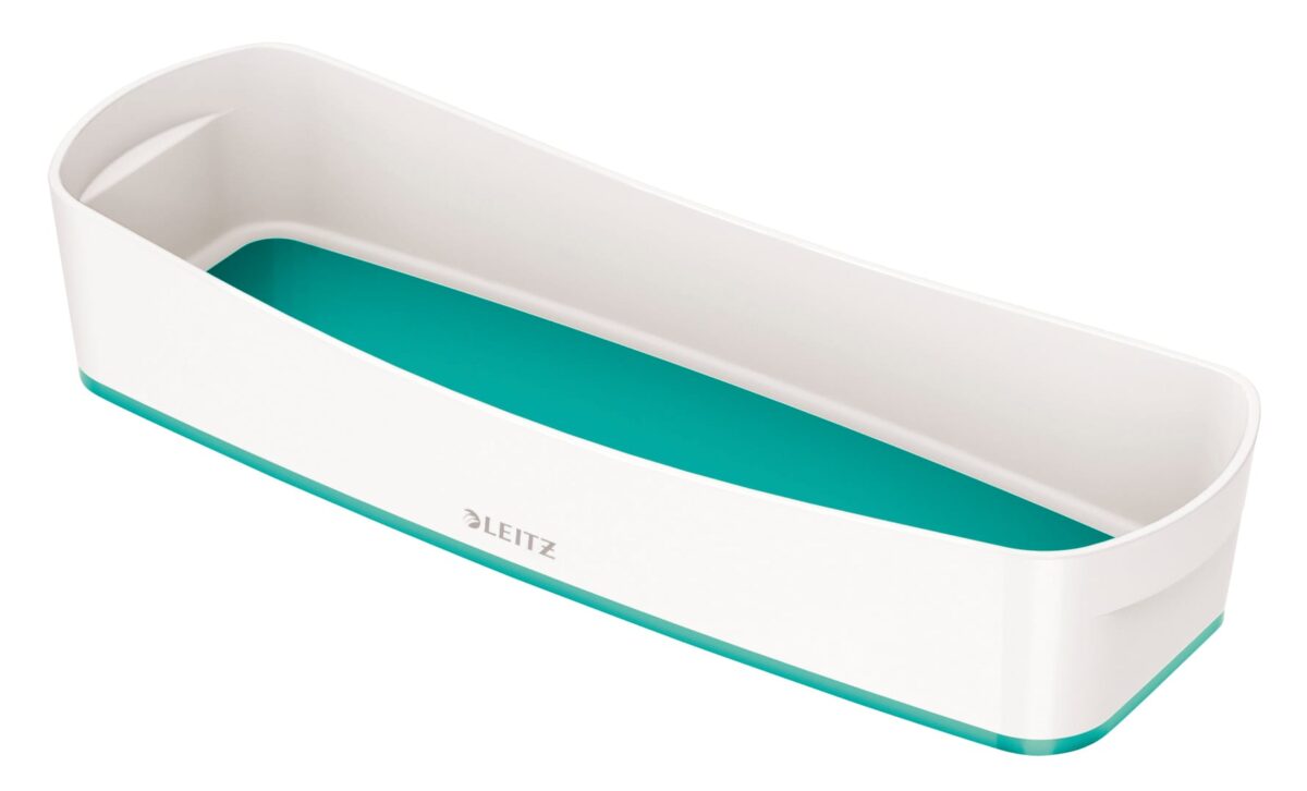 LEITZ MyBox Aufbewahrungsschale 5258-10-51 länglich, weiss/eisblau – Hochwertig & günstig bei ShopDeca