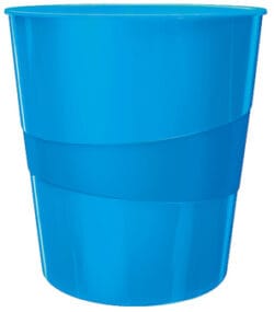 LEITZ Papierkorb WOW 15 Liter 52781036 blau