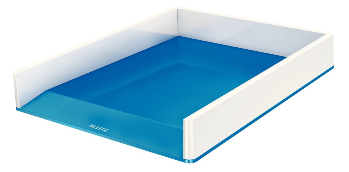 LEITZ Briefkorb WOW 5361-10-36 weiss/blau – Hochwertig & günstig bei ShopDeca