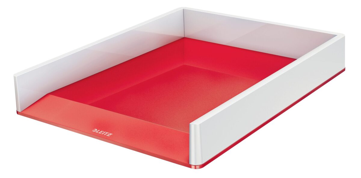 LEITZ Briefkorb WOW A4 53611026 weiss/rot – Hochwertig & günstig bei ShopDeca