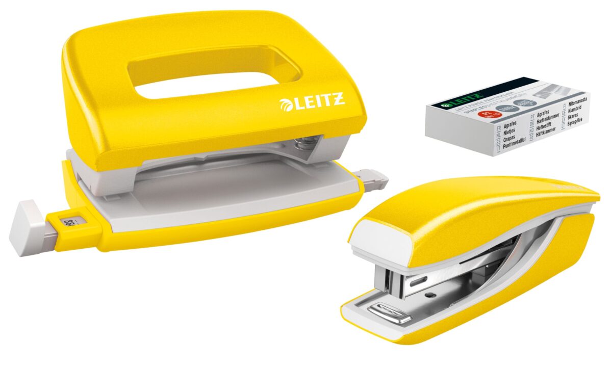 LEITZ Locher/Hefter NeXXt WOW 5561 5561-20-16 gelb, Bundle 10 Blatt – Hochwertig & günstig bei ShopDeca