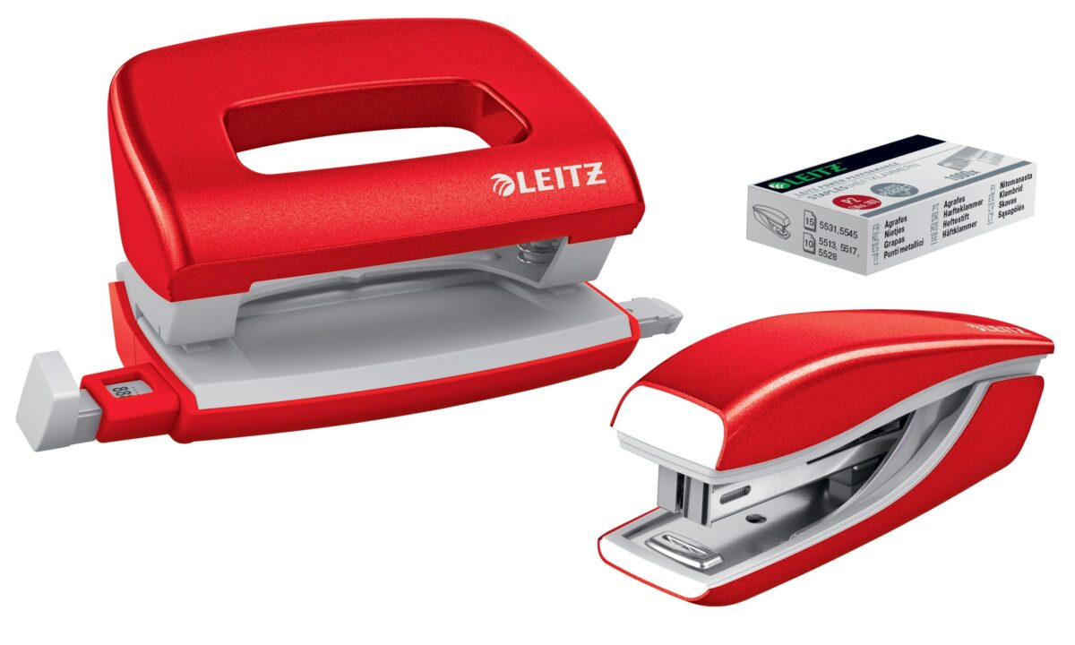 LEITZ Locher/Hefter NeXXt WOW 5561 5561-20-26 rot, Bundle 10 Blatt – Hochwertig & günstig bei ShopDeca