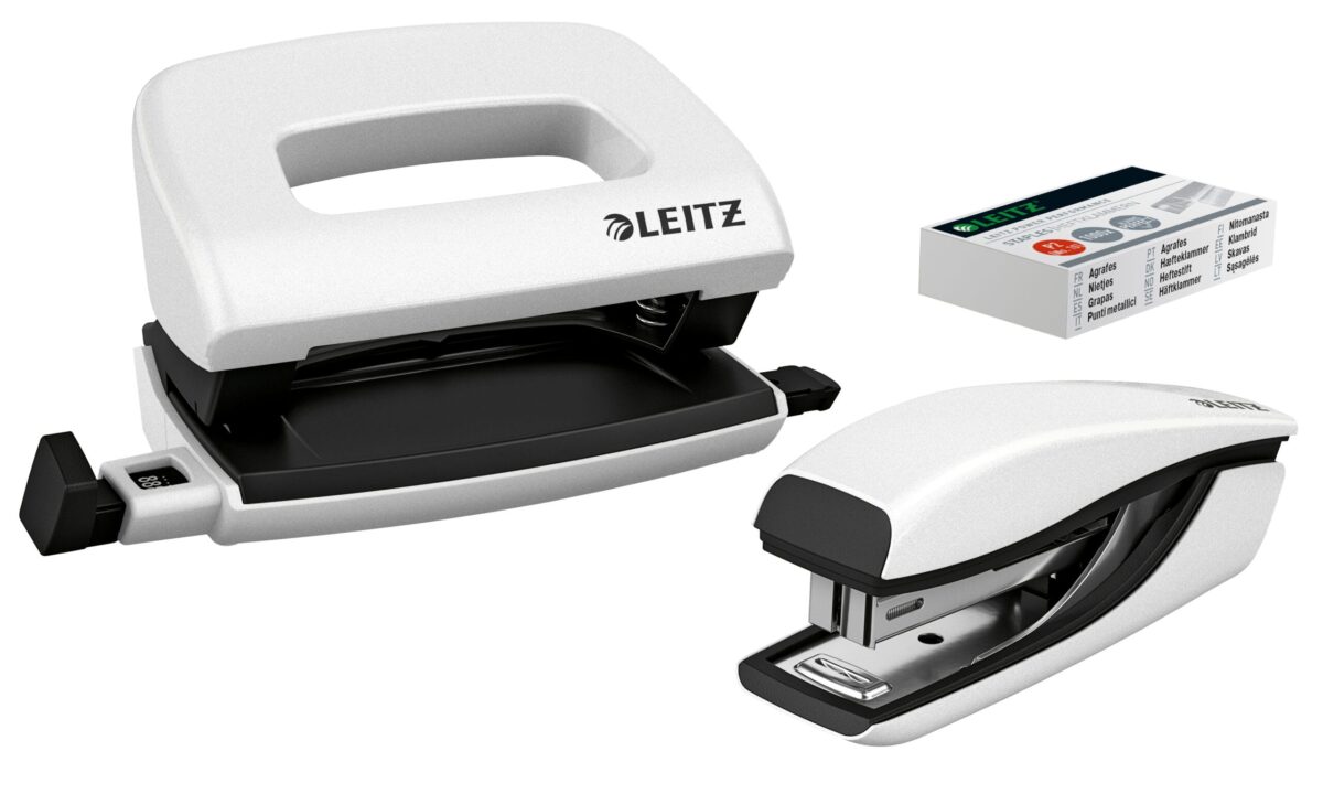 LEITZ Locher/Hefter NeXXt WOW 5561 55612001 perlweiss, Bundle 10 Blatt – Hochwertig & günstig bei ShopDeca