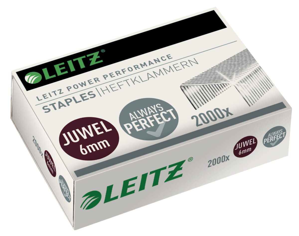 LEITZ Heftklammern Juwel 6mm 5642-00-00 verzinkt 2000 Stück – Hochwertig & günstig bei ShopDeca
