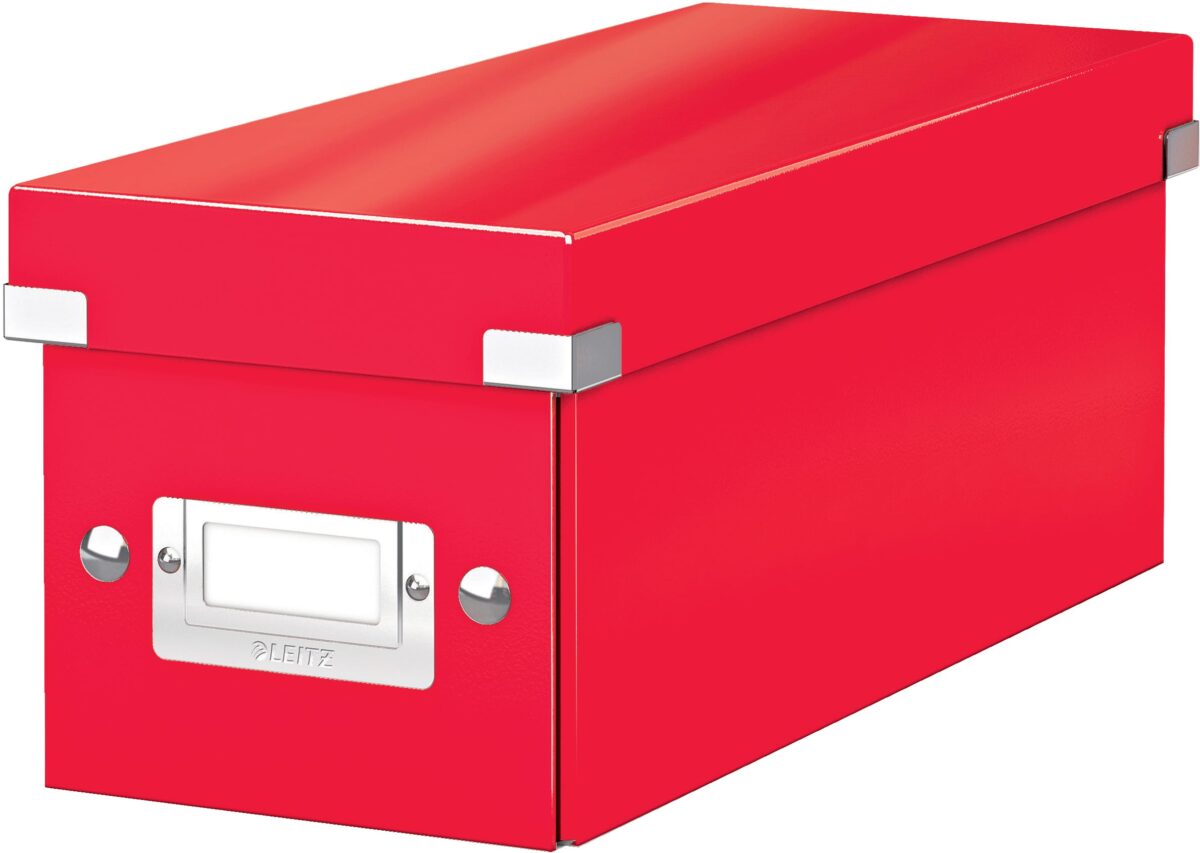 LEITZ Click&Store WOW CD Ablagebox 6041-00-26 rot 143x136x352mm – Hochwertig & günstig bei ShopDeca