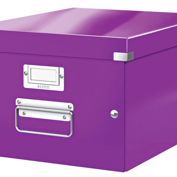 LEITZ Click&Store WOW Ablagebox M 60440062 violett 281x200x370mm