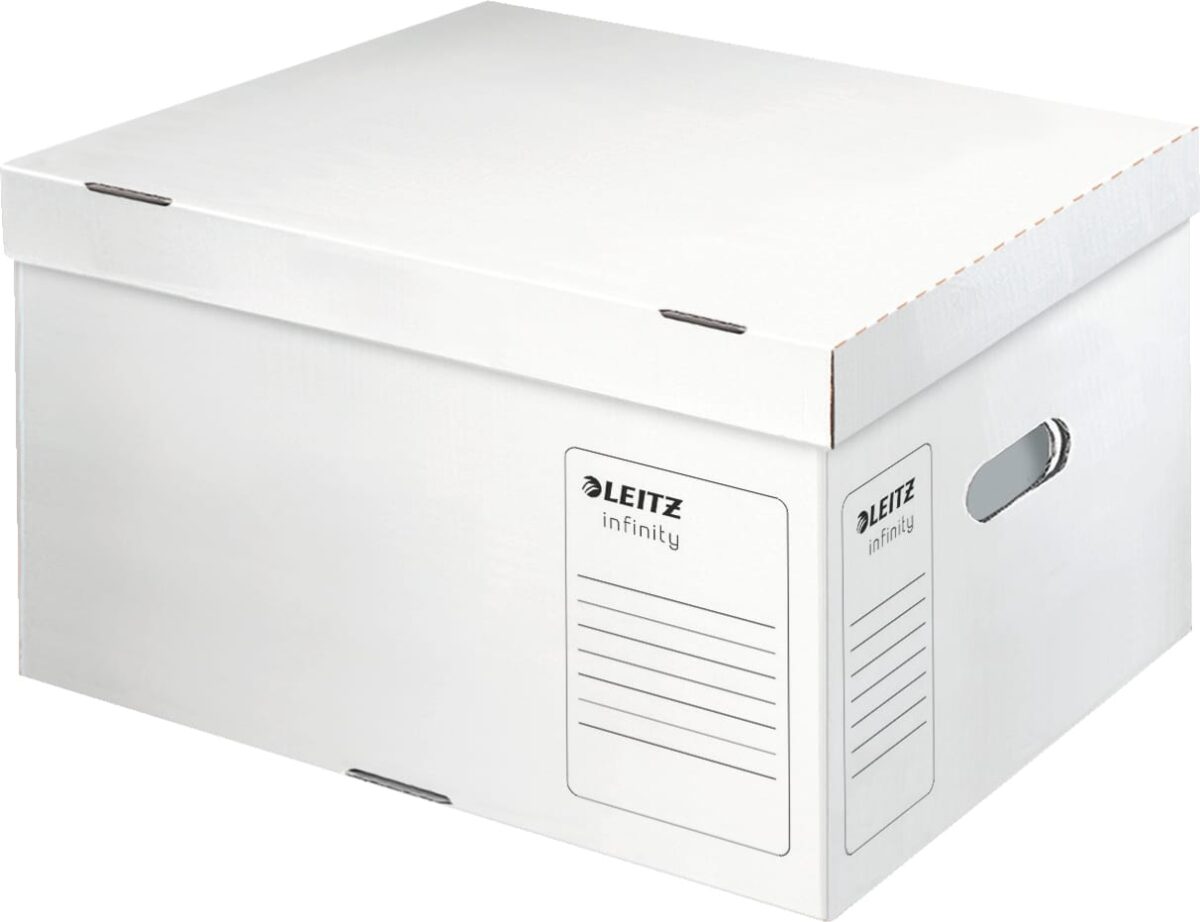 LEITZ Infinity Box mit Deckel L 61040000 weiss 420x350x265mm – Hochwertig & günstig bei ShopDeca