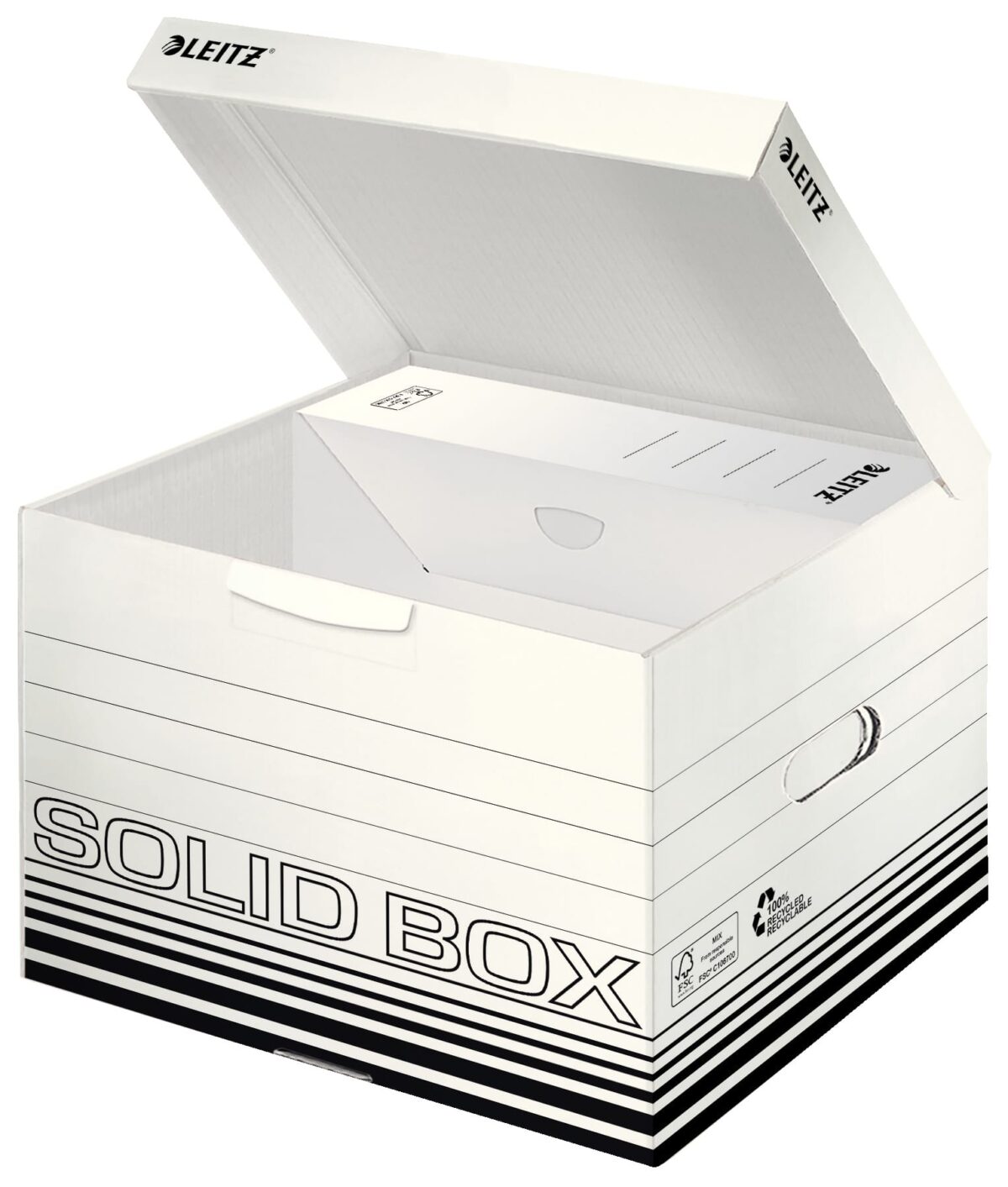 LEITZ Solid Box M 6118-00-01 weiss 325x270x360mm – Hochwertig & günstig bei ShopDeca