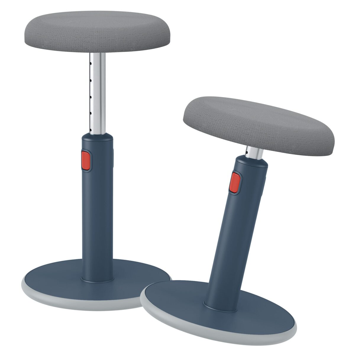 LEITZ Sitz-/ Stehhocker Cosy 6518-00-89 grau Sitzhöhe 46-79 cm 1 Stk – Hochwertig & günstig bei ShopDeca
