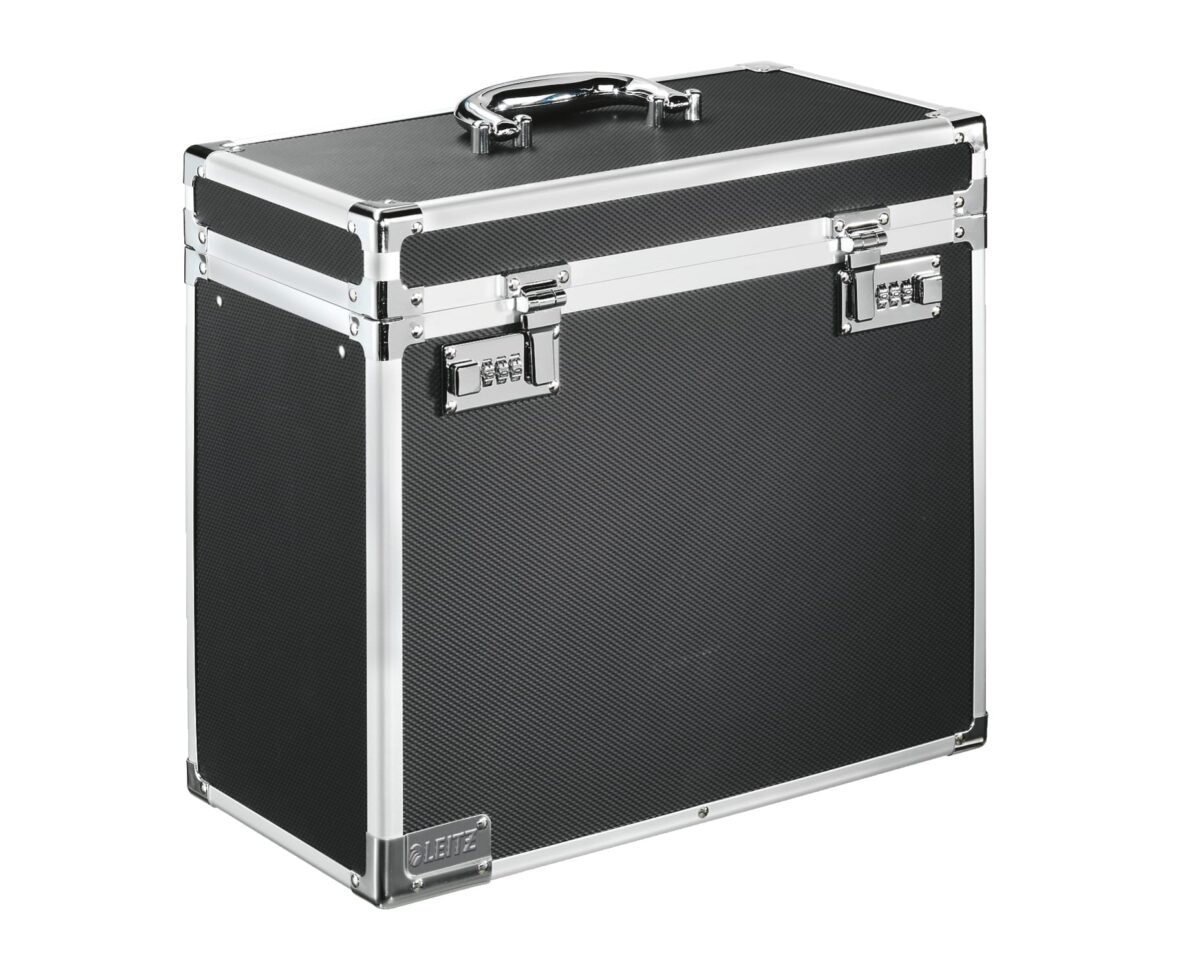 LEITZ Hängemappenbox 6716-00-95 36.6x16.5x31cm, schwarz/chrom – Hochwertig & günstig bei ShopDeca