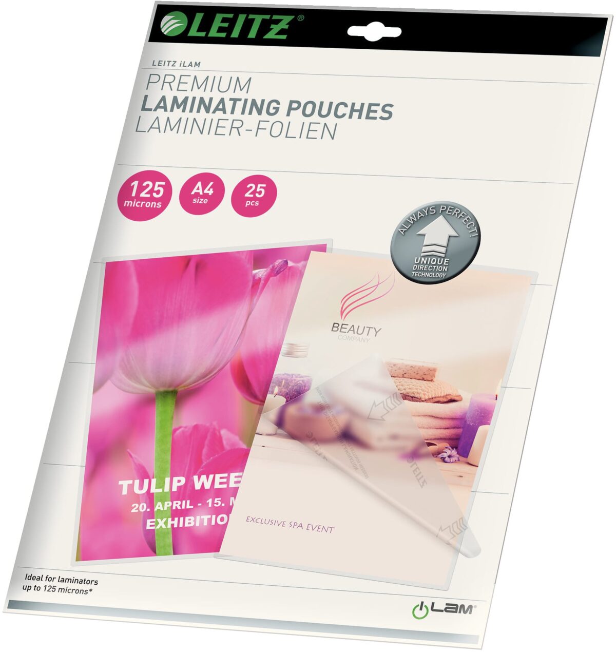 LEITZ Laminiertasche A4 74820000 glanz, 125my 25 Stk – Hochwertig & günstig bei ShopDeca