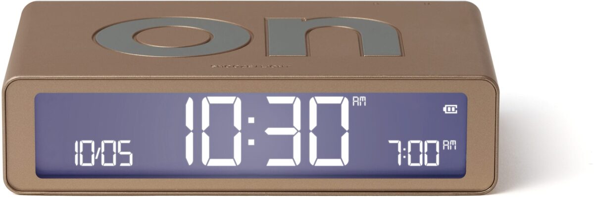 LEXON Wecker Flip Classic LR157D1 gold, USB-C – Hochwertig & günstig bei ShopDeca