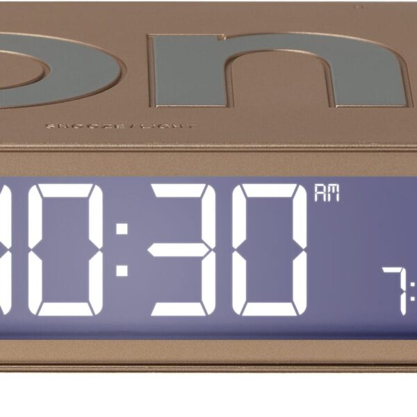 LEXON Wecker Flip Classic LR157D1 gold, USB-C