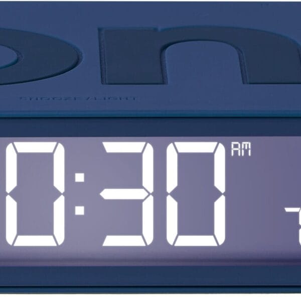 LEXON Wecker Flip Classic LR157DB9 dunkelblau, USB-C