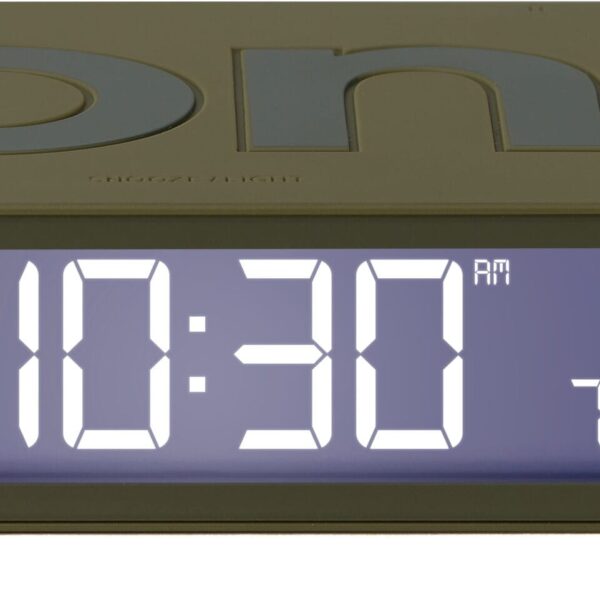 LEXON Wecker Flip Classic LR157K9 khaki, USB-C
