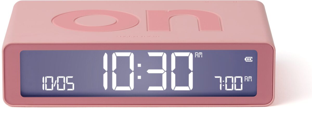 LEXON Wecker Flip Classic LR157P2 pink, USB-C – Hochwertig & günstig bei ShopDeca