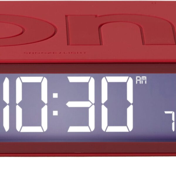 LEXON Wecker Flip Classic LR157R9 rot, USB-C