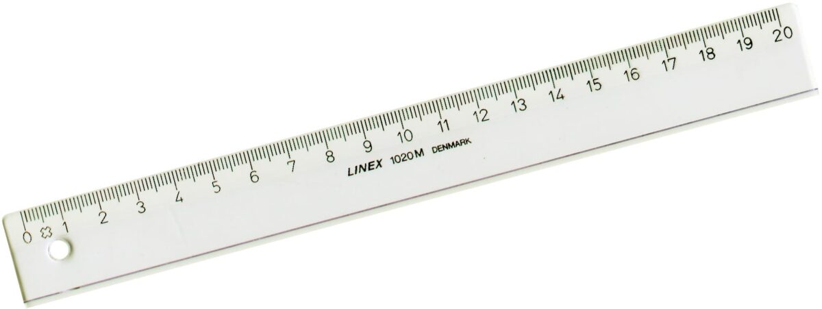 LINEX Schullineal 20cm 1020M transparent – Hochwertig & günstig bei ShopDeca