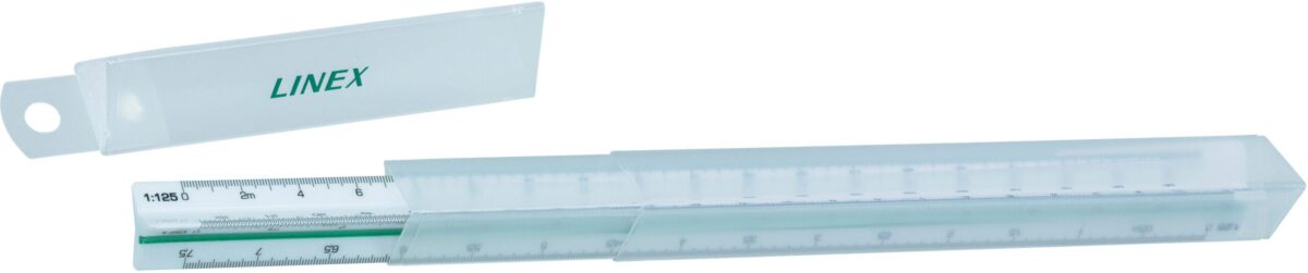 LINEX Dreikantmassstab 30cm 94700L weiss/farbig – Hochwertig & günstig bei ShopDeca