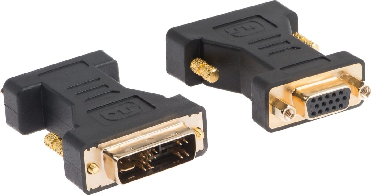 LINK2GO Adapter DVI-A - VGA AD2111BB male-female – Hochwertig & günstig bei ShopDeca