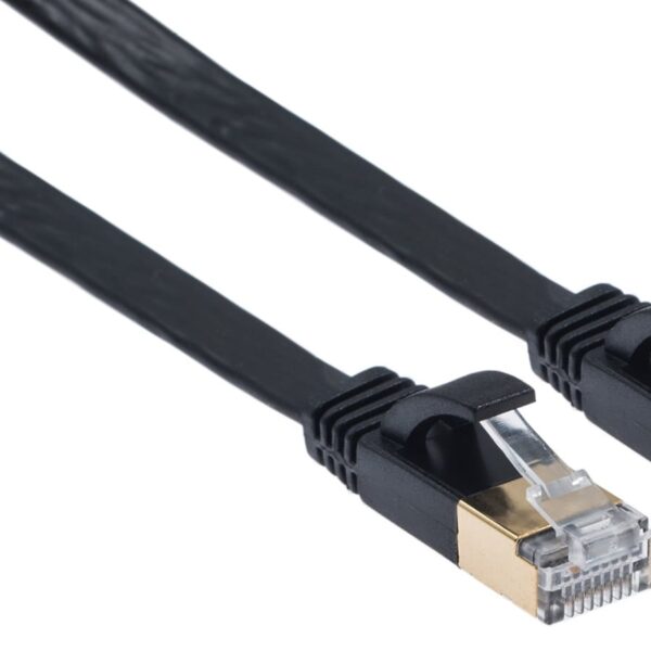LINK2GO Patch Cable flach Cat.6 PC6313EBP STP , 0,3m