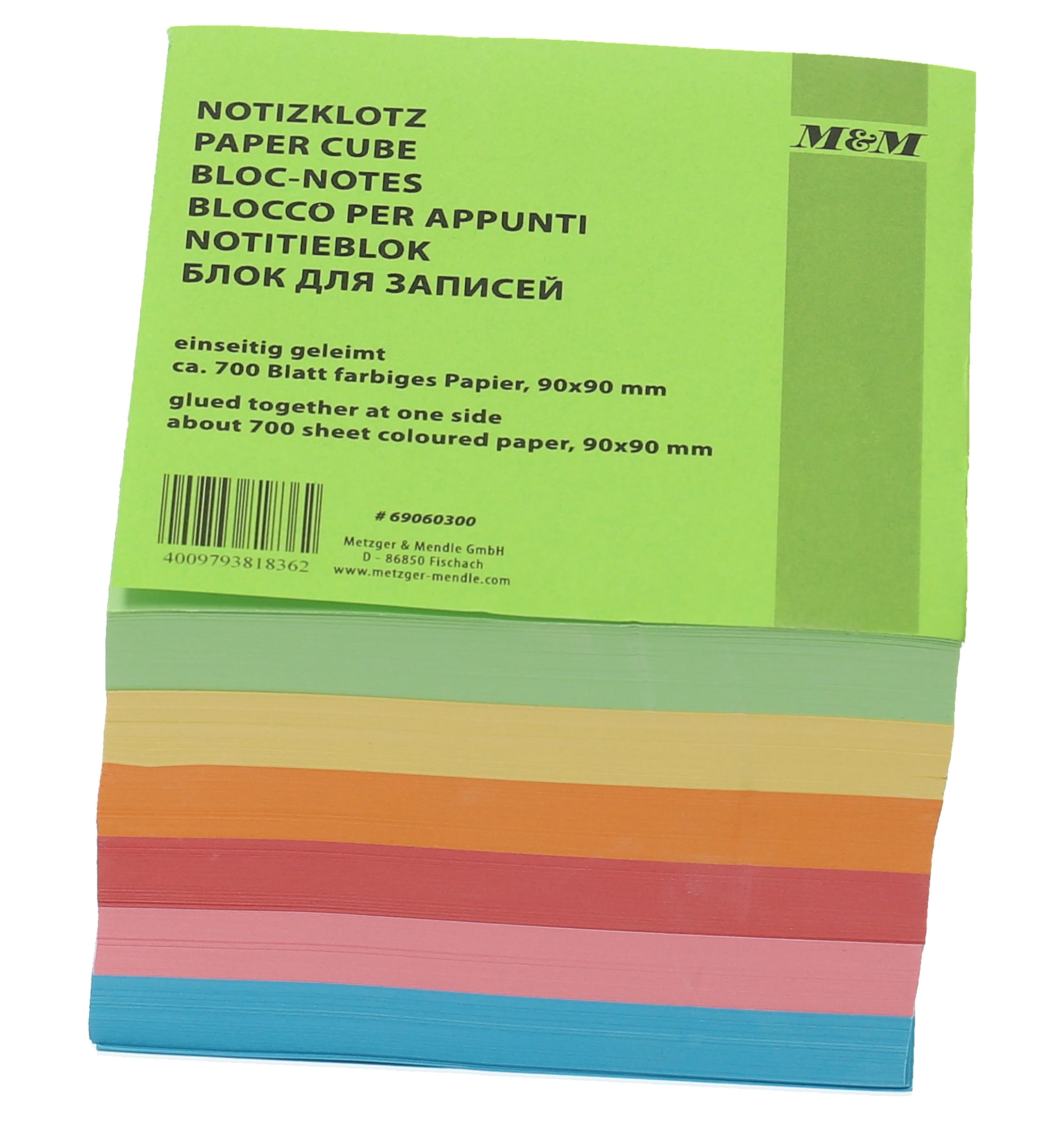 M-M-69060300-4009793818362 M&M Ersatzzettel Zettelbox 69060300 gleimt, farbig 700 Blatt – Hochwertig & günstig bei ShopDeca