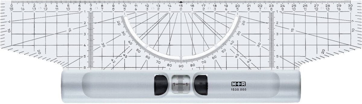 M+R Rolllineal Acryl 30cm 15300000 Winkelmesser Lupe – Hochwertig & günstig bei ShopDeca