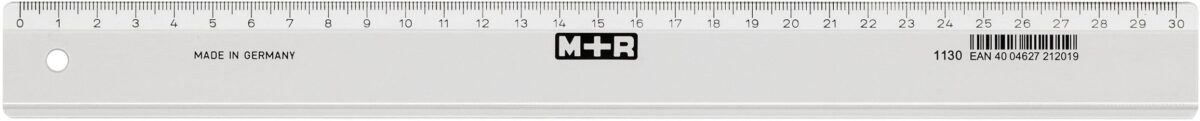 M+R Schullineal,schmal 30cm 711300000 klar, Skala Kunststoff – Hochwertig & günstig bei ShopDeca