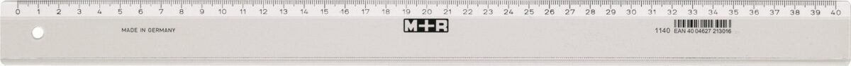 M+R Lineal,schmal 40cm 711400000 geprägte Skala Kunststoff – Hochwertig & günstig bei ShopDeca