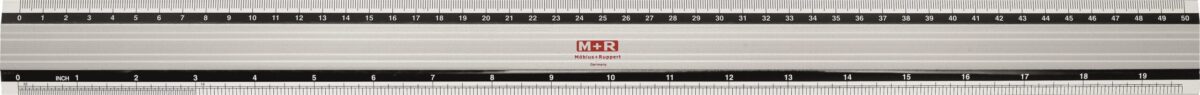 M+R Metall-Lineal 50cm 718500000 skaliert – Hochwertig & günstig bei ShopDeca