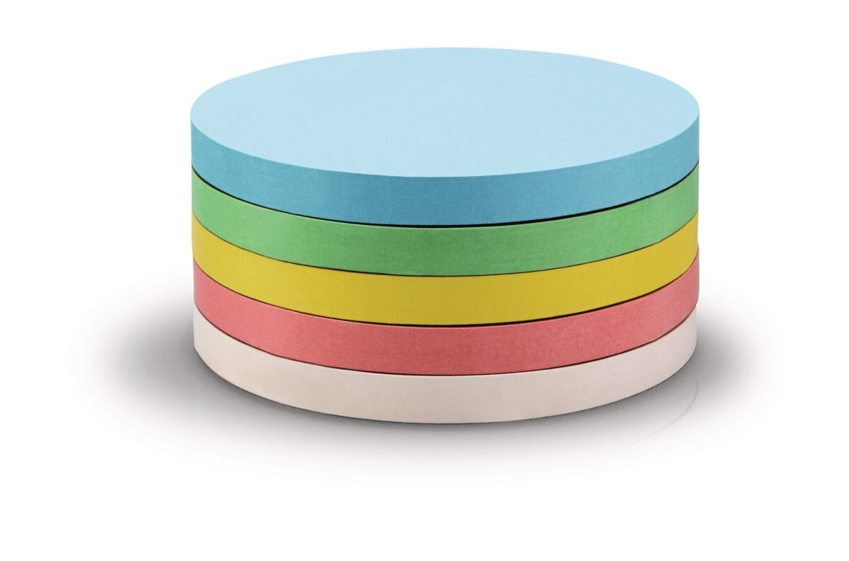 MAGNETOPLAN Moderationskarten rund 95mm 111151690 5-farbig ass. 250 Stück – Hochwertig & günstig bei ShopDeca