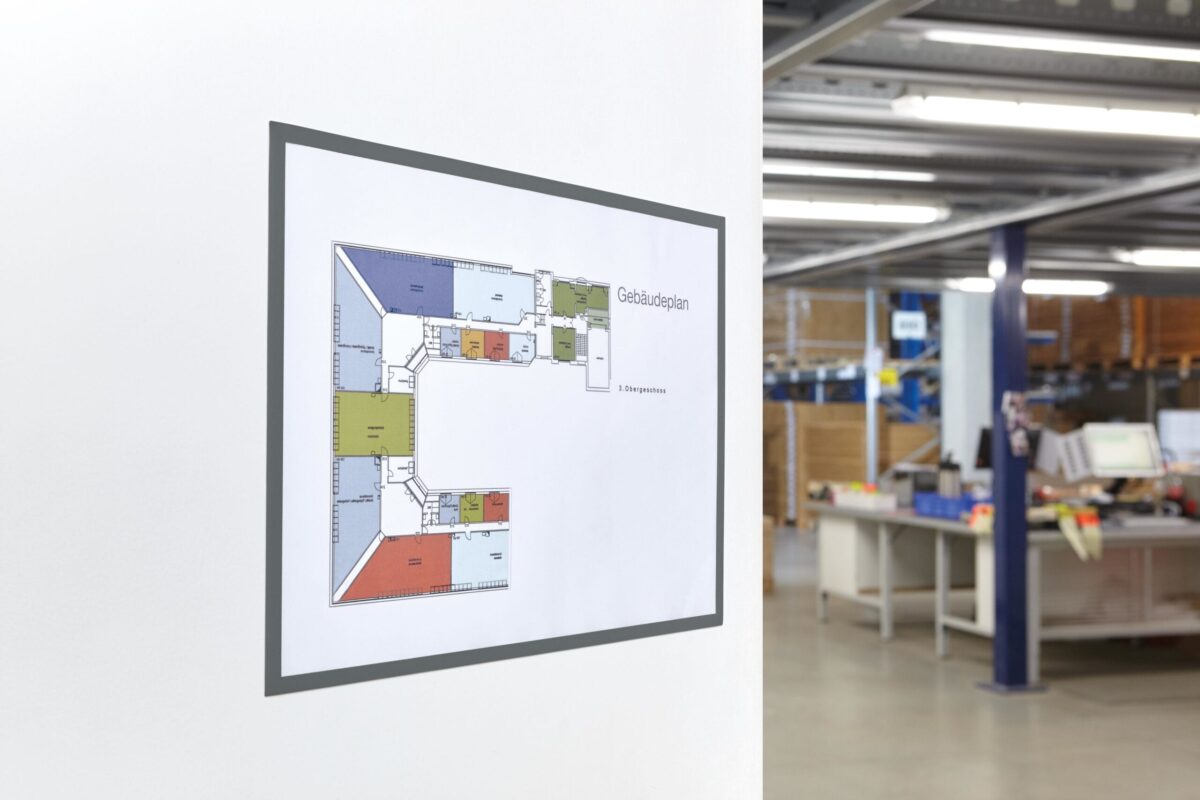 MAGNETOPLAN Magnetrahmen magnetofix A3 1130401 grau 5 Stk. – Hochwertig & günstig bei ShopDeca