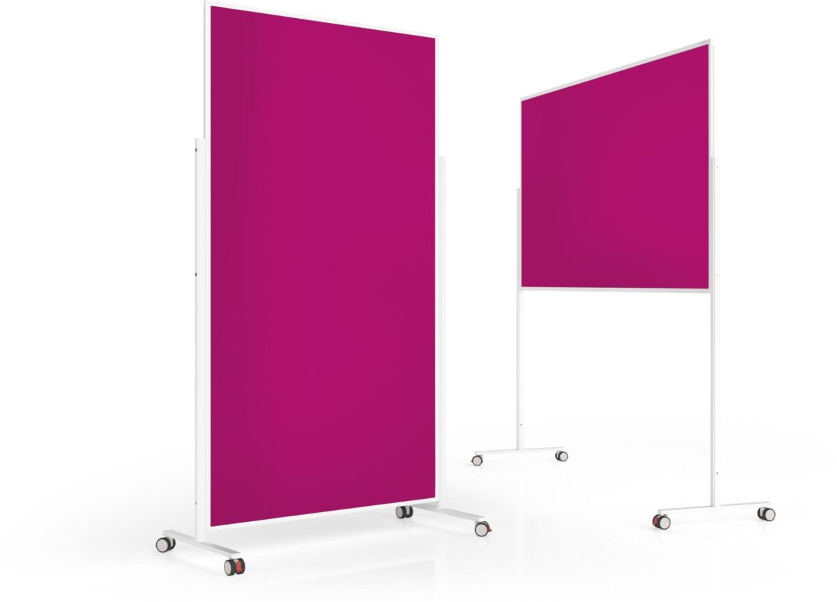 MAGNETOPLAN Design-Moderatorentafel VP 1181118 Filz, pink 1000x1800mm – Hochwertig & günstig bei ShopDeca