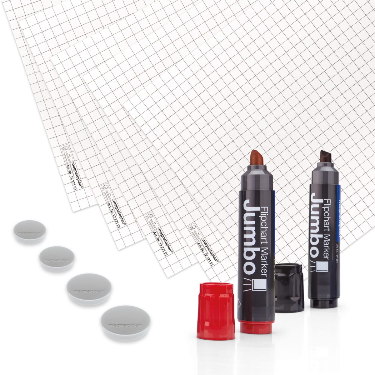 MAGNETOPLAN Flipchart Starter Kit 1227302 4-teilig – Hochwertig & günstig bei ShopDeca