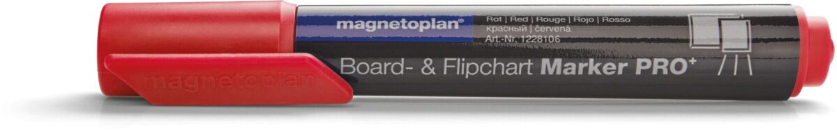 MAGNETOPLAN Kombimarker Pro+ 1228106 rot 4 Stk. – Hochwertig & günstig bei ShopDeca