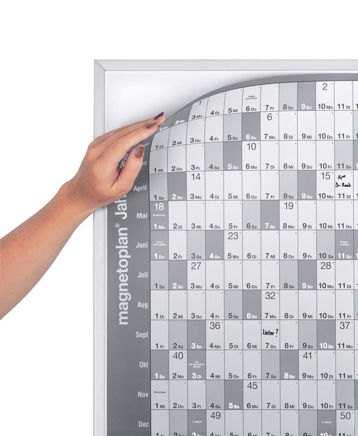 MAGNETOPLAN Jahresplaner-Folie 1235125 835x590mm 2025 – Hochwertig & günstig bei ShopDeca