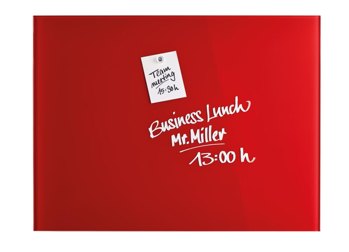 MAGNETOPLAN Design-Glasboard 800x600mm 13403006 rot, magnetisch – Hochwertig & günstig bei ShopDeca