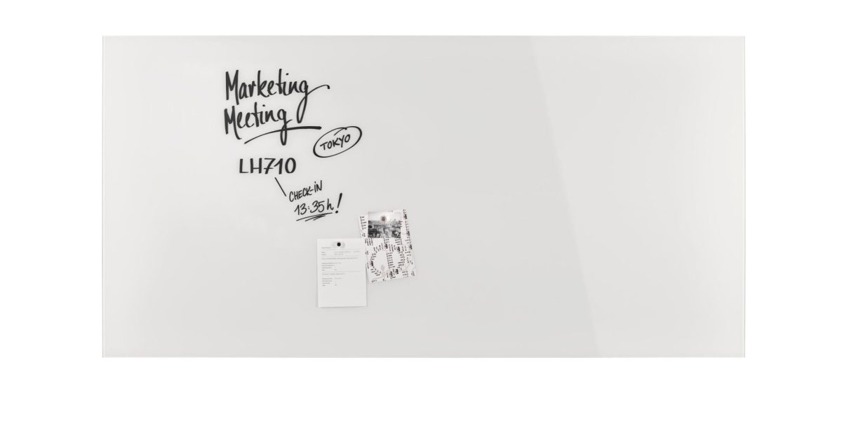 MAGNETOPLAN Design-Glasboard 2000x1000mm 13409000 weiss, magnetisch – Hochwertig & günstig bei ShopDeca