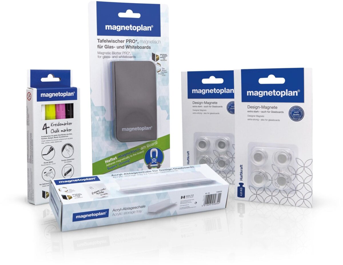 MAGNETOPLAN Zubehör Set für Glasboards 1346050 14-teilig – Hochwertig & günstig bei ShopDeca