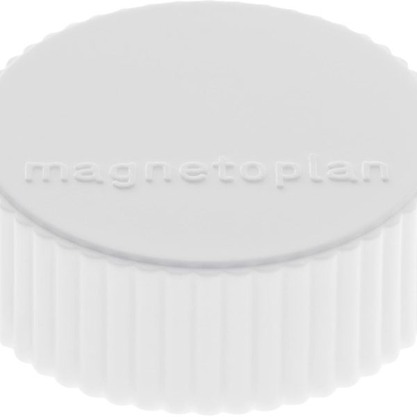 MAGNETOPLAN Haltemagnete Magnum 16600400 weiss, Blister 4 Stk.