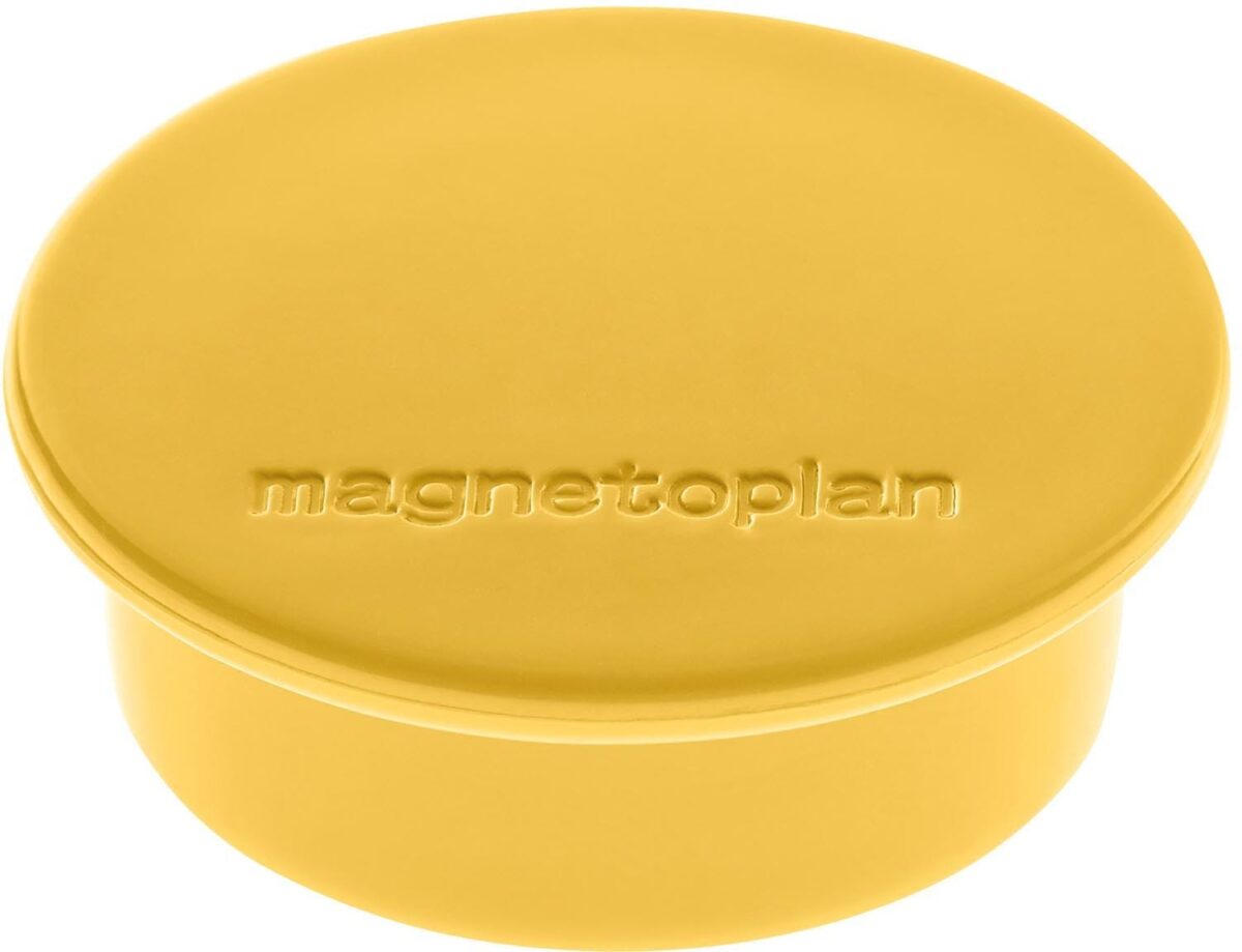 MAGNETOPLAN Magnet Discofix Color 40mm 1662002 gelb 10 Stk. – Hochwertig & günstig bei ShopDeca