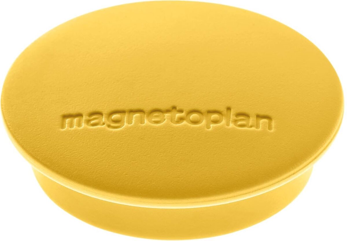MAGNETOPLAN Magnet Discofix Junior 34mm 1662102 gelb 10 Stk. – Hochwertig & günstig bei ShopDeca