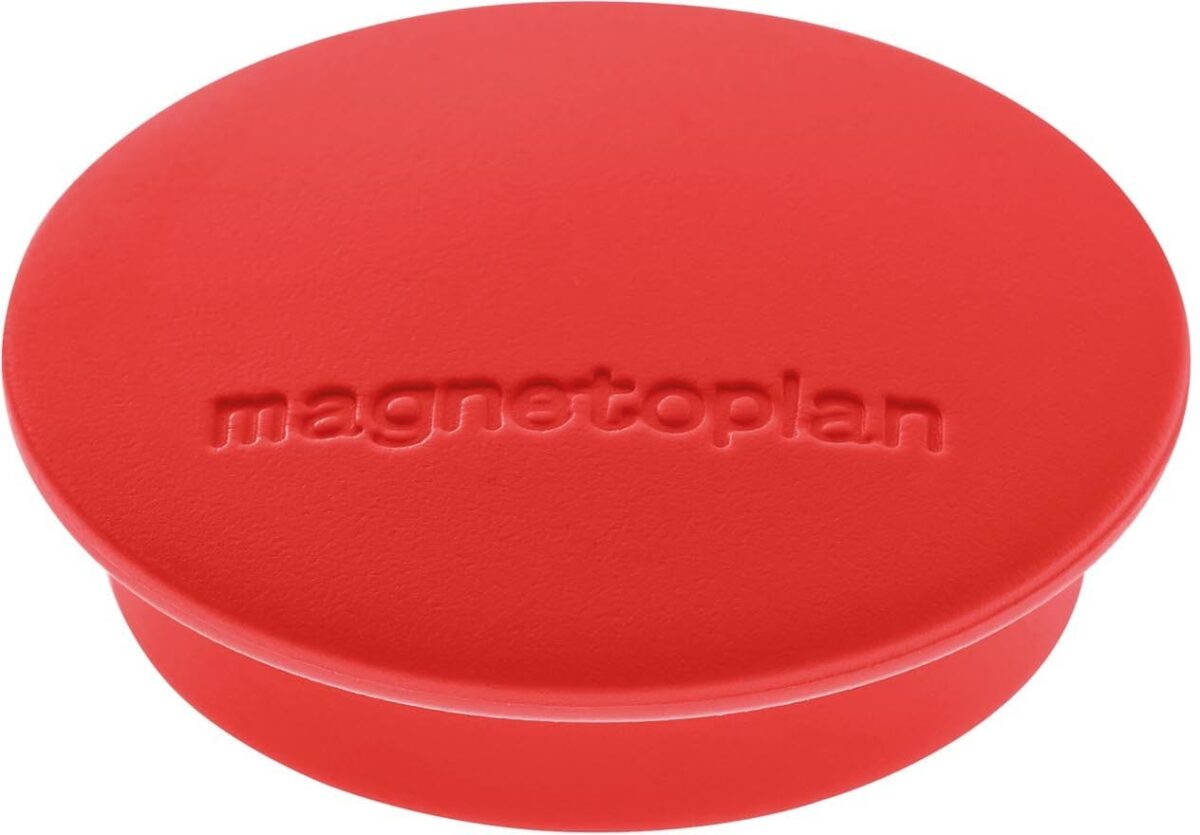 MAGNETOPLAN Magnet Discofix Junior 34mm 1662106 rot 10 Stk. – Hochwertig & günstig bei ShopDeca
