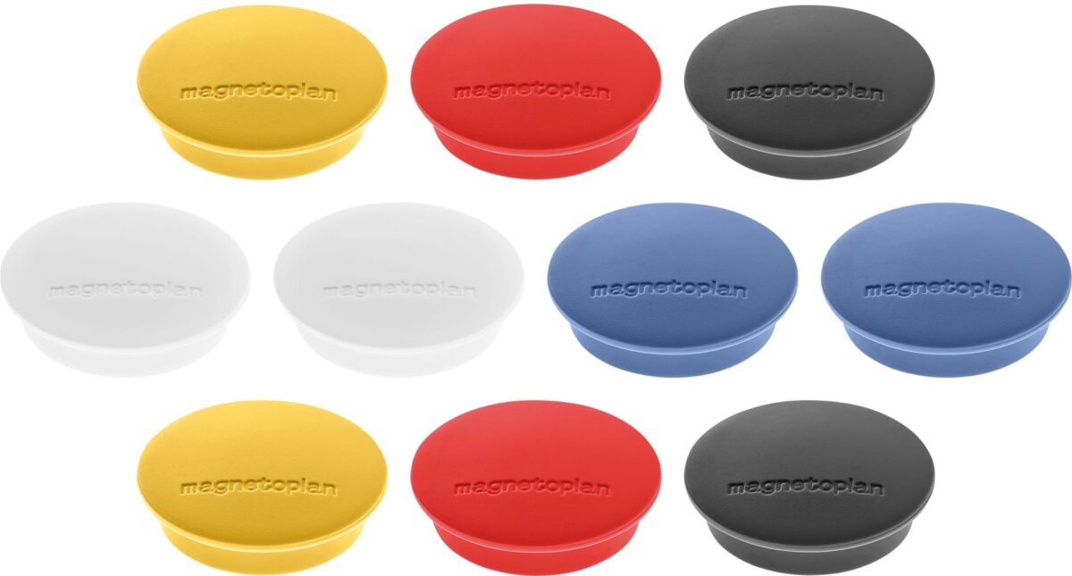 MAGNETOPLAN Magnet Discofix Junior 34mm 1662110 assortiert 10 Stk. – Hochwertig & günstig bei ShopDeca