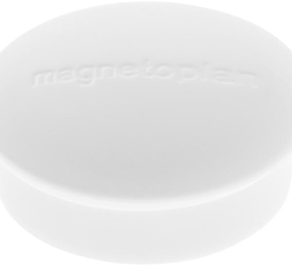 MAGNETOPLAN Magnet Discofix Mini 19mm 1664600 weiss 10 Stk.