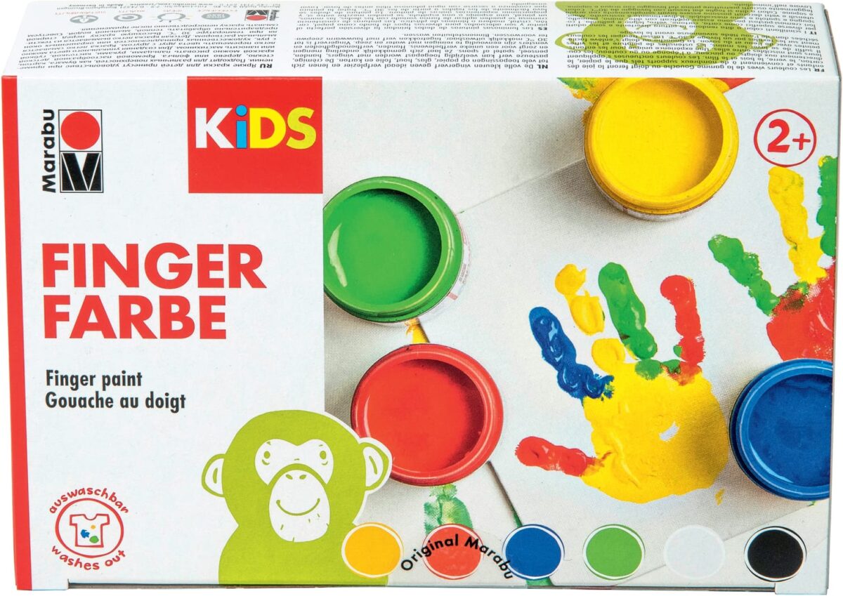 MARABU Kids Fingerfarben 030300081 6 Farben – Hochwertig & günstig bei ShopDeca