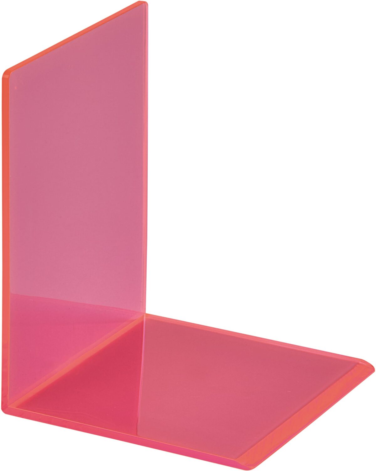MAUL Buchstütze 10x10x13cm 3513621 transparent pink 2 Stück – Hochwertig & günstig bei ShopDeca