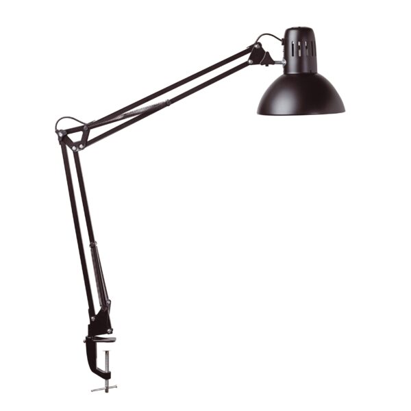 MAUL Tischleuchte MAULstudy 8230590 schwarz, E27, Klemmfuss