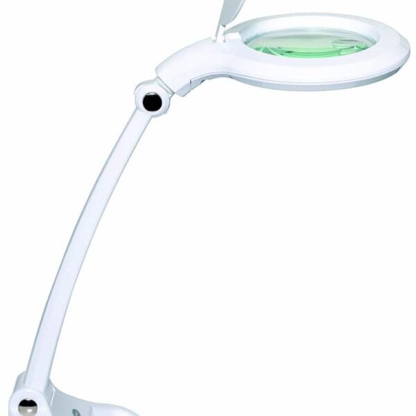 MAUL LED-Lupenleuchte 82612 MAULiris, dimmbar, weiss