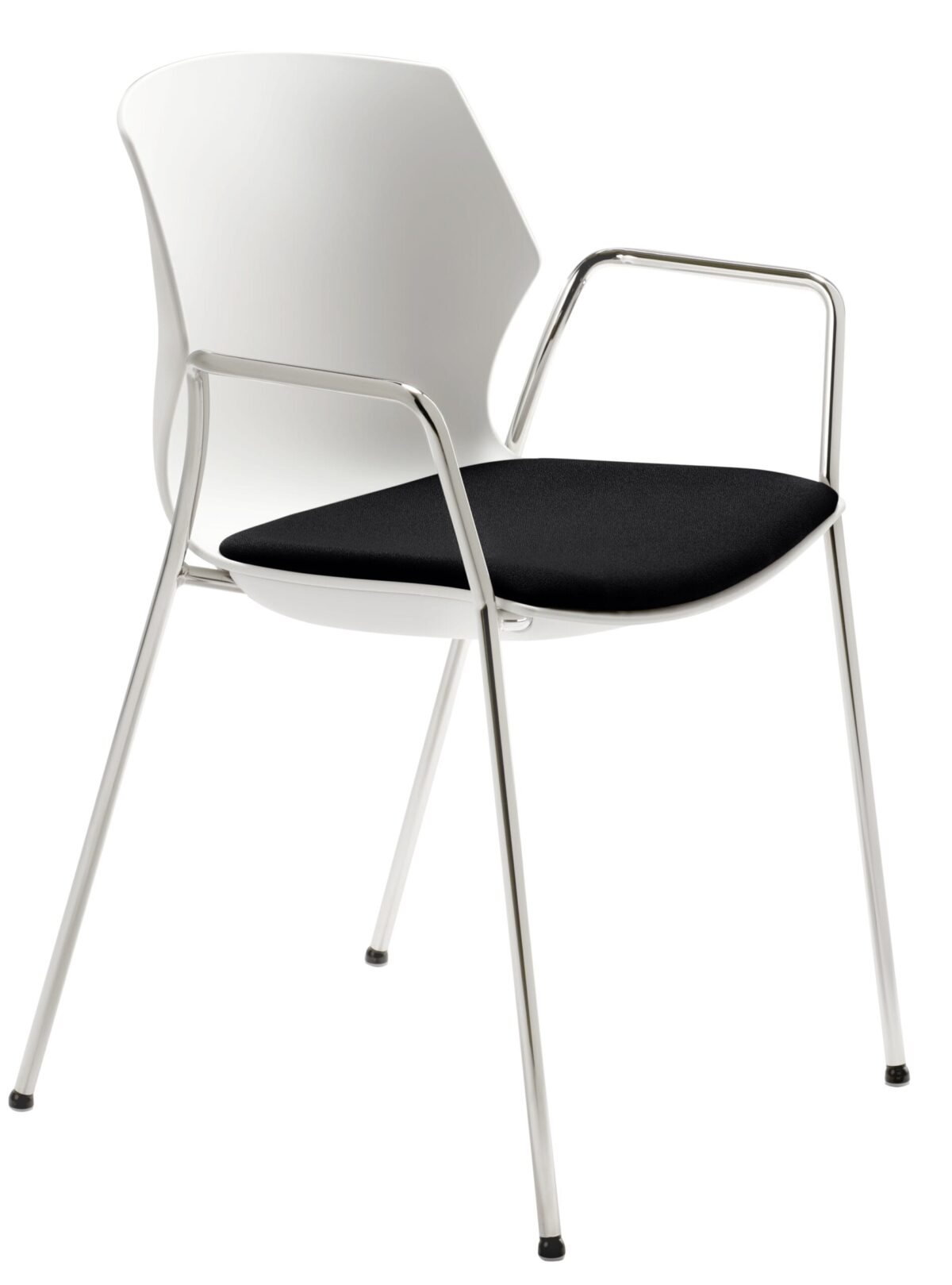 MAYER Besucherstuhl OvaLounge 25110102A weiss/chrome, mit Armlehnen – Hochwertig & günstig bei ShopDeca